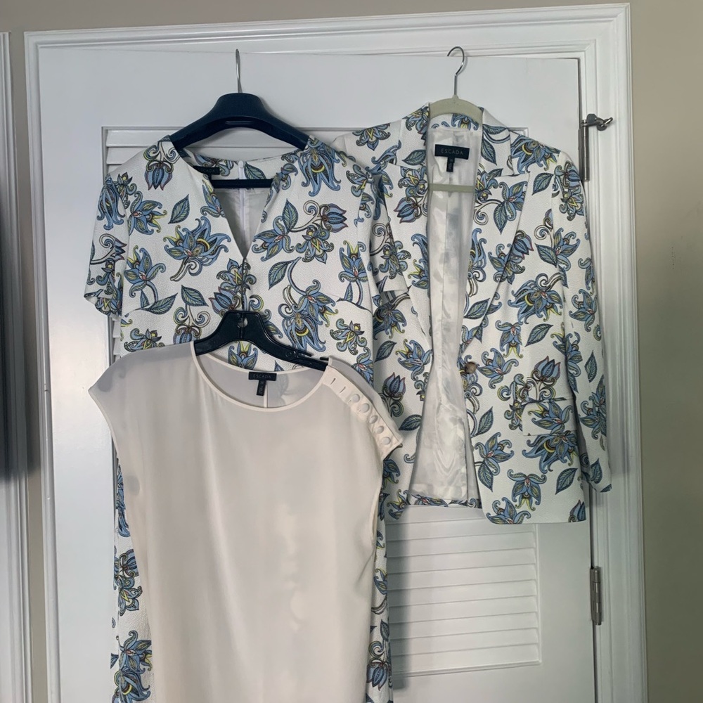 Escada shift dress and matching blazer